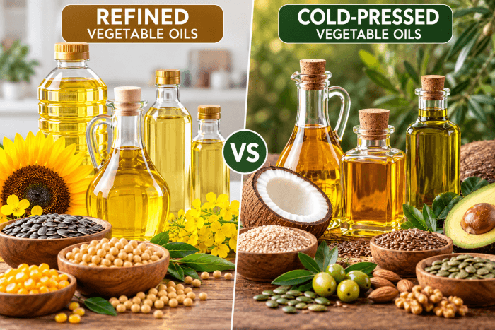 Refined vs. Cold-Pressed Vegetable Oils: Understanding the Differences